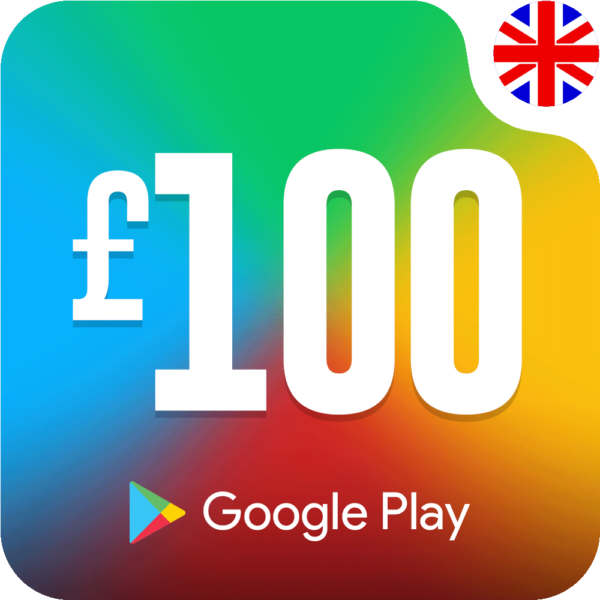 خرید گیفت کارت گوگل پلی 100 یورویی انگلیس