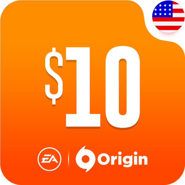 گیفت کارت اوریجین 10 دلاری آمریکا (EA Origin Cash Card)