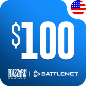 خرید گیفت کارت بلیزارد بتل نت 100 دلاری آمریکا (Battle.net)