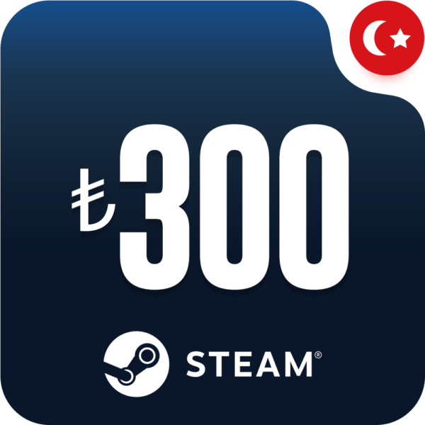 خرید گیفت کارت استیم والت 300 لیر ترکیه