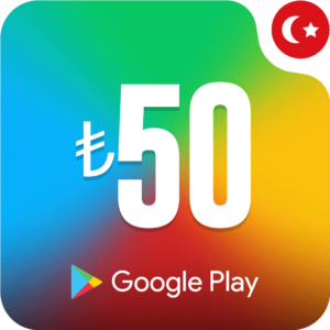 گیفت کارت گوگل پلی 50 لیر ترکیه