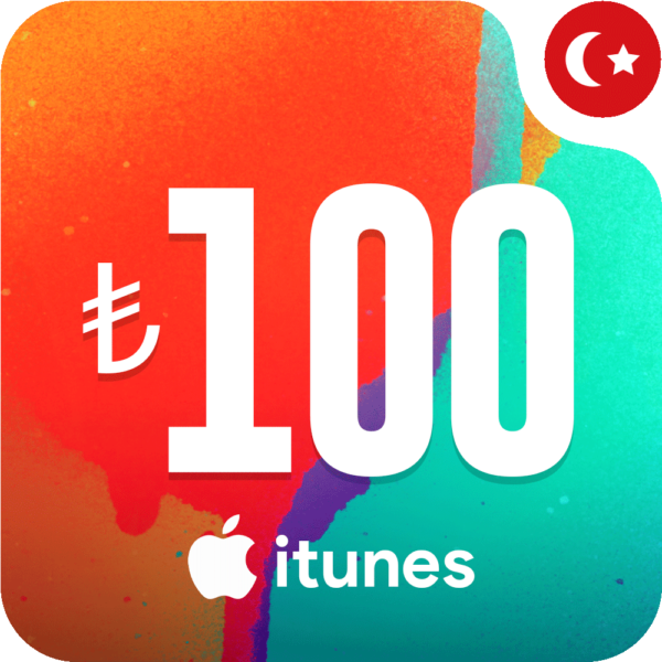 خرید گیفت کارت اپل آیتونز 100 لیر ترکیه