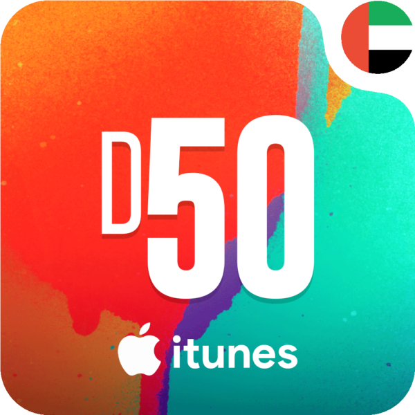 خرید گیفت کارت اپل آیتونز 50 درهم امارات