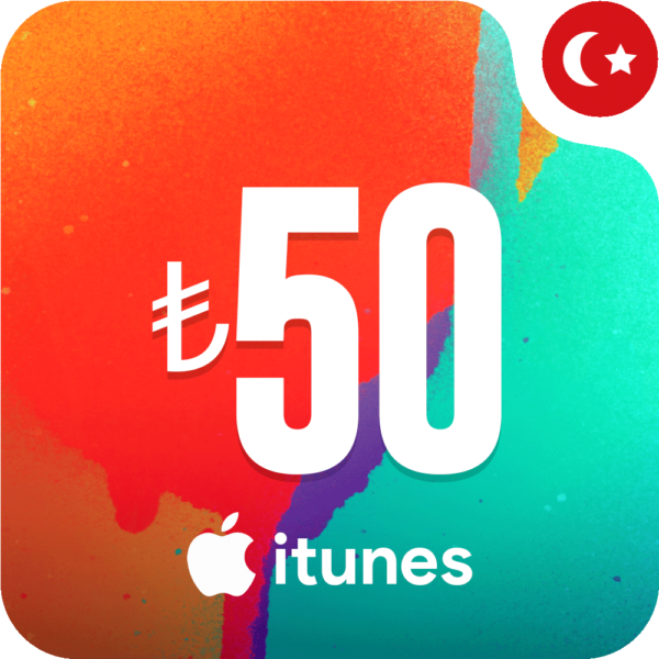 خرید گیفت کارت اپل آیتونز 50 لیر ترکیه