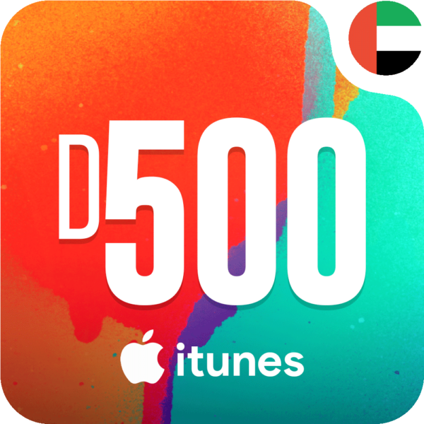 خرید گیفت کارت اپل آیتونز 500 درهم امارات
