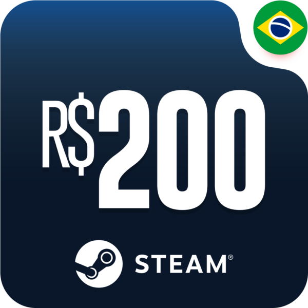 خرید گیفت کارت استیم والت 200 رئال برزیل
