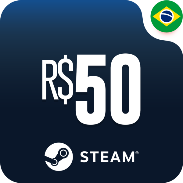 خرید گیفت کارت استیم والت 50 رئال برزیل